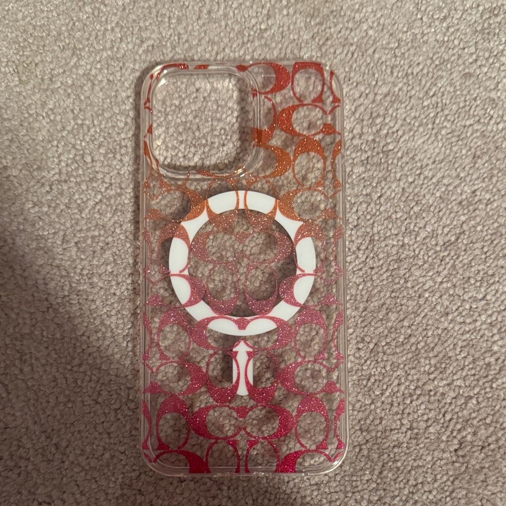 iPhone 15 pro max Coach phone case